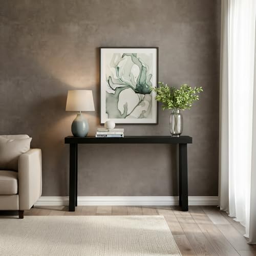 Plank+Beam Classic Console Table, 56 Inch, Black