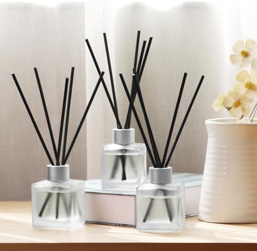 3-Pack Reed Diffuser Set, Gardenia/Lavender/Rose Scented Oil