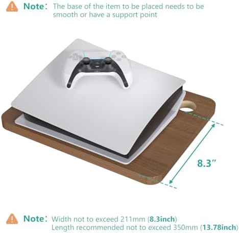 WALI 1 Tier Floating TV Wall Shelf for Projector, DVD Player