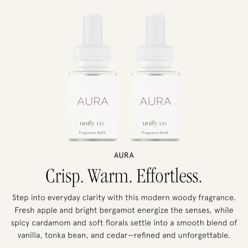 Pura x Unify Co. Home Diffuser Refill, 2 Pack, Aura