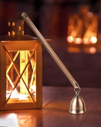 RONXS 3 in 1 Candle Wick Trimmer Set, Snuffer, Dipper, Cutter, Copper