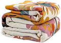 Boho Throw Blanket, 100% Cotton Lightweight Throws for Couch 50"x60"