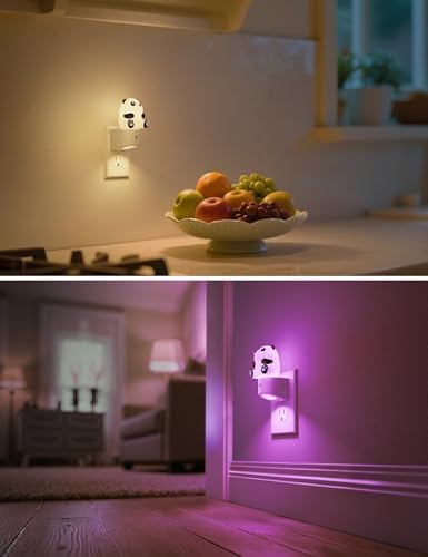 L LOHAS LED Night Light for Kids, 3D Panda Night Light Plug in