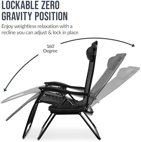 Best Choice Products Set of 2 Extra Wide Zero Gravity Chair Recliner