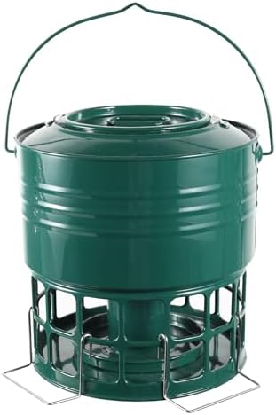 8-10LBS Squirrel Proof Metal Wild Bird Feeder with 32 Feeding Holes, Jasper