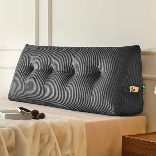 Z-hom Large Headboard Pillow Full,NO ROLL Pillow, Wedge Pillow Headboard