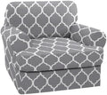 NILUOH 2-Piece T-Cushion Armchair Slipcover, Stretch Chair Cover with Separate Seat Cushion Cover, Soft Washable Furniture Protector for Living Room