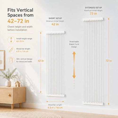Stuffed Animal Storage Wood Soft Toy Storage for Kids Room，Wall Mount Door Hanging Stuffed Animal Toy Organizer Shelf for Nursery Play Room White -Patent