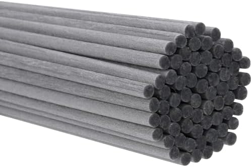 60Pcs Reed Diffuser Sticks-10inch Grey Diffuser Sticks-Fragrance Decor for Office and Home-Diffuser Oil Sticks Refill