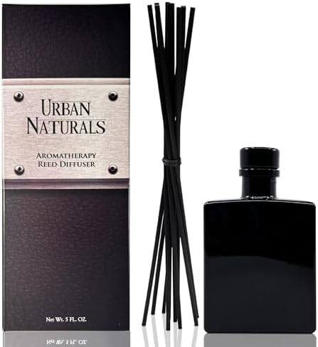 Urban Naturals Reed Diffuser Set, Oud & Citrus - Bathroom Shelf Décor
