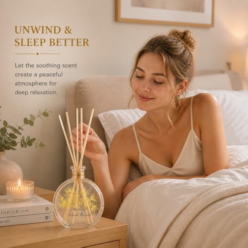 Citrus Reed Diffuser, Fresh Lemon & Orange Scent, 3.5 Fl Oz