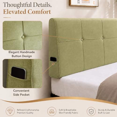 Full Headboard with Adjustable Height