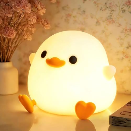 YR YRHH-PET Duck Cute Lamp, Squishy Night Light, Kids Gifts Baby Room Decor
