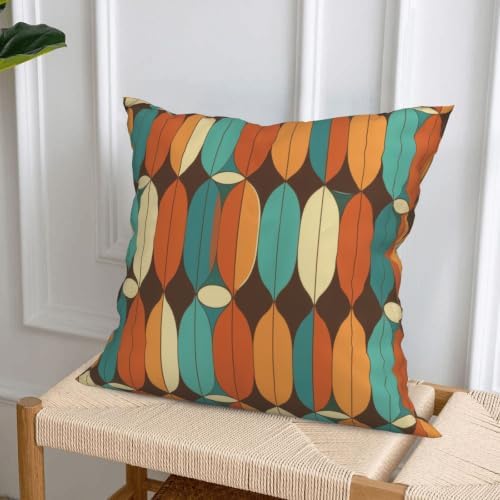 Mid Century Morden Decorative Throw Pillow Covers 18x18 Inch Set of 4