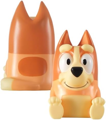 Bluey Bingo Squishy Night Light 6" LED Soft Mood Lamp for Decor, Kids Bedrooms, Collectors & Gift Giving
