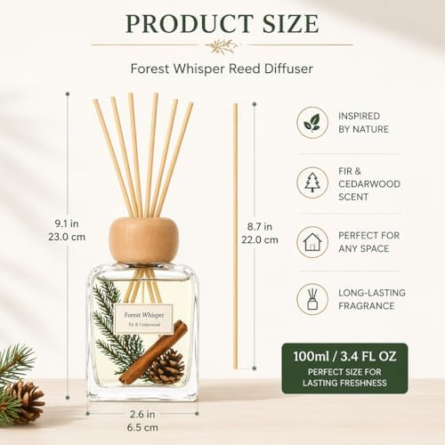 Fir Reed Diffuser, 3.4 Fl Oz