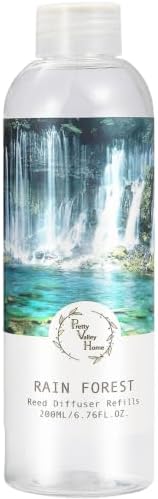 Reed Diffuser Refill, Rain Forest 6.7 oz. Scented Oil for Reed Diffuser Home Fragrance for Bathroom, Bedroom, Office Decor