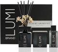 Luxury Aroma Gift Set | Bamboo Forest Scent - Reed Diffuser (200ml), Wood Wick Soy Candle (200g), Room Spray(50ml) | Includes Dried Flowers & 8 Reeds | Luxurious Fragrance for Home Décor | Great Gifts