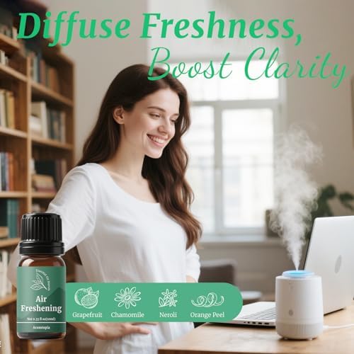 Well-Being Essential Oil Blend Set, 6 * 10ml Diffuser Oils