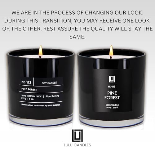 Lulu Candles Pine Forest Scented Soy Jar Candle, 9 Oz.