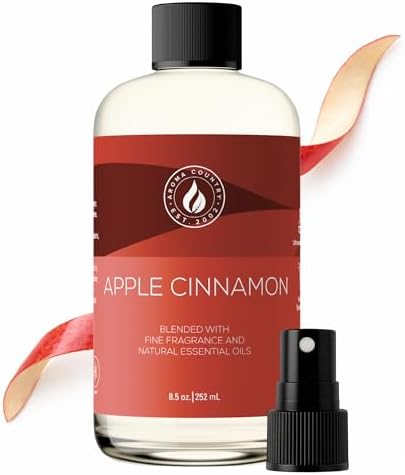 Aroma Country Apple Cinnamon Luxury Diffuser Oil Refill (8.5 Fl Oz)