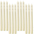 Everymoment Ivory Taper Candles - 36 Pack 10 Inch Candlesticks - Dripless & Smokeless Tapered Candle 8 Hours Unscented Cream Candle Sticks - Perfect for Wedding Holiday Dinner Party Home Decor