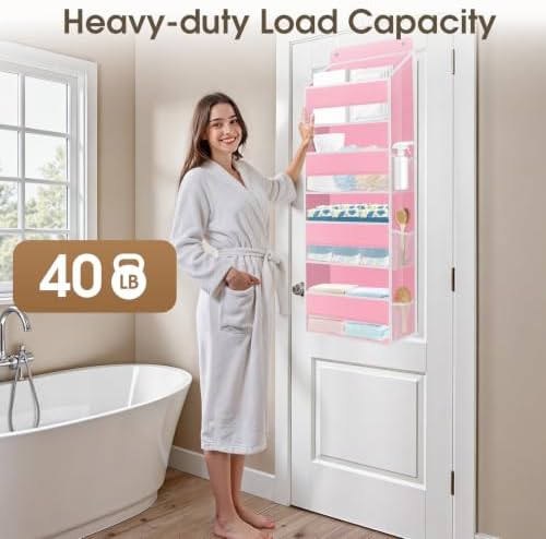 2 Pcs Over The Door Organizer Large Capacity Hanging Storage Room Organizer