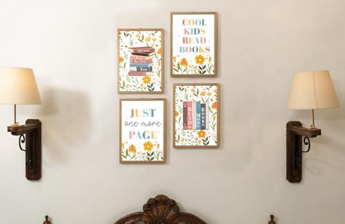 ULEGIE Reading Posters for Classroom Corner Decor, Kids Reading Corner