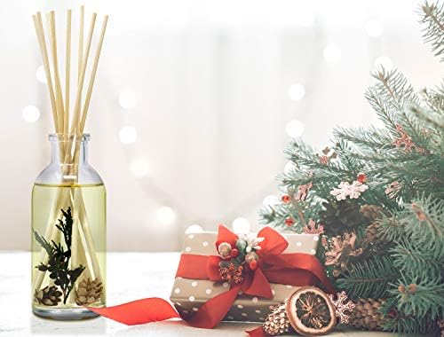 Urban Naturals Reed Diffuser Oil Refill Autumn Woods, Fall Leaves, Cedarwood, Apple Bark, 4 oz + Free Reed Sticks, Made in the USA