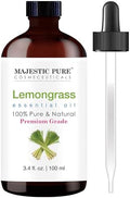 Majestic Pure Lemongrass Essential Oil for Diffuser - 3.4 Fl Oz