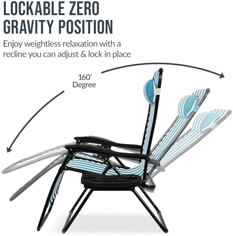 Best Choice Products Set of 2 Extra Wide Zero Gravity Chair Recliner