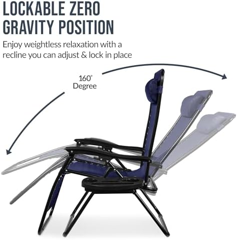 Best Choice Products Set of 2 Extra Wide Zero Gravity Chair Recliner