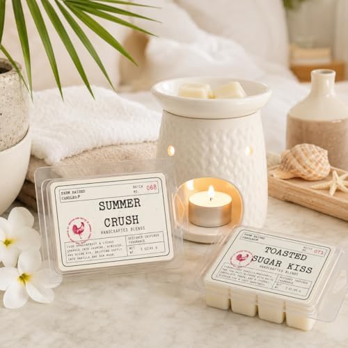 Bergamot Mint Soy Wax Melts, 2 Pack
