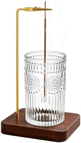 Incense Holder for Sticks, Vintage Glass Incense Burner