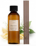 COCORRÍNA Clean Linen Reed Diffuser Refill, 3.38 fl oz, 6 Reeds