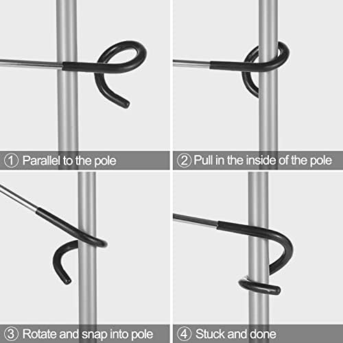 2 PCS Pole Hooks Attachment For Hanging Feeders - Bird Feeder Accessories