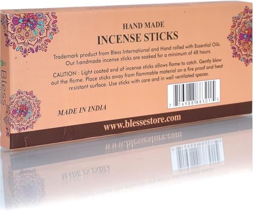 Bless-Organic-Frankincense-and-Myrrh 100%-Natural-Handmade-Incense-Sticks