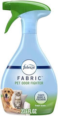 Febreze Fabric Spray Air Freshener, Odor-Fighting Fabric Refresher, Sneaker Balls Alternative, Couch Cleaner, Linen Spray, Multi-Use, Pet Odor Fighter Scent, 23.6 fl oz