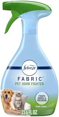 Febreze Fabric Spray Air Freshener, Odor-Fighting Fabric Refresher, Sneaker Balls Alternative, Couch Cleaner, Linen Spray, Multi-Use, Pet Odor Fighter Scent, 23.6 fl oz