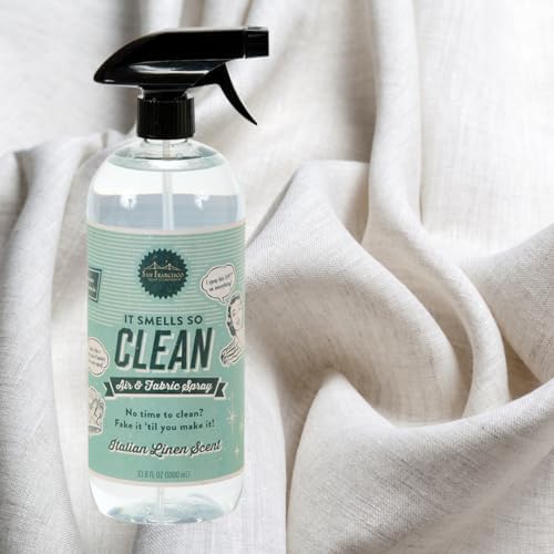San Francisco Soap Company Smells So Clean Spray, Italian Linen, 33.8 fl oz
