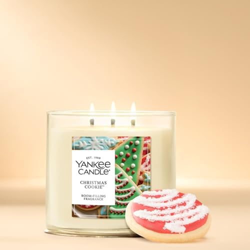 Yankee Candle Christmas Cookie Scented Candle, 14.5oz 3-Wick