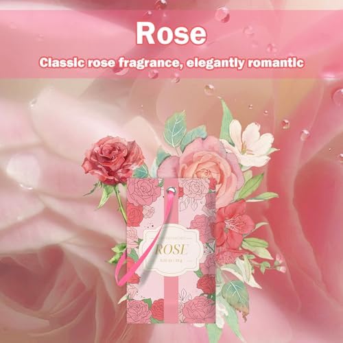 SCENTORINI Scented Sachets for Drawer and Closet, Rose Scent 14 Pack