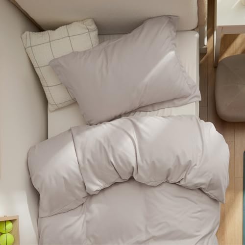 Bedsure Twin/Twin XL Duvet Cover, Soft Double Brushed Bedding Set, Taupe