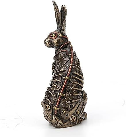 Veronese Design Steampunk Style Jack Rabbit Bronze Finished Statue