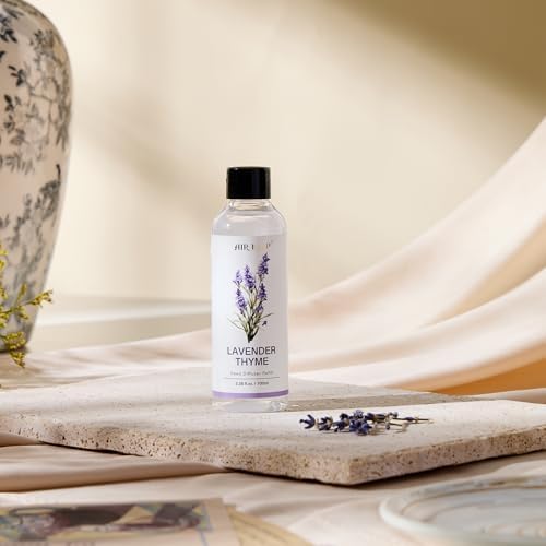 Airkeep Reed Diffuser Oil Refill/Lavender Thyme/3.38oz（100ml/1 Pack/Scented Oil Refill for Reed Diffuser Home Fragrance for Bedroom, Bathroom Office Home Decor