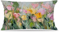 Abstract Spring Wildflower Floral Colorful Pillow Covers 12x20 Double-Sided,Rustic Cottagecore Colorful Flower Botanical Decorative Throw Pillow Covers for Home Bedroom Living Room