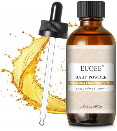 EUQEE Baby Powder Fragrance Oil for DIY Bath Bombs(2.02 Fl oz)