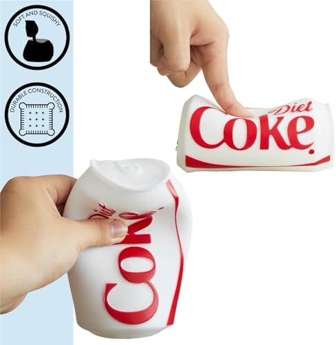 Diet Coke Squishy Night Light 5.7" LED Soft Mood Lamp for Decor, Kids Bedrooms, Collectors & Gift Giving