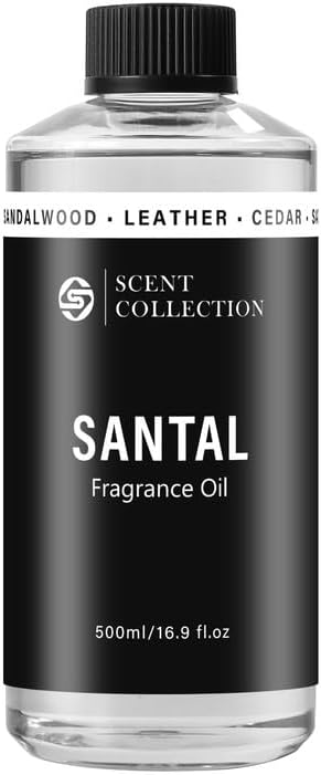 Luxury Hotel Scent Santal 500ml/16.9Fl oz Diffuser Oil Waterless Essential