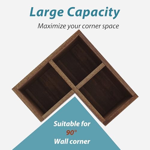Suli Extra Large Utensil Holder Countertop for Corner Kitchen Counter